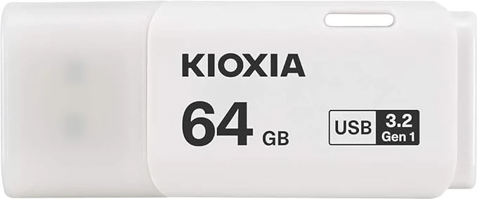KIOXIA 64GB TransMemory U301 USB 3.2 Flash Disk - LU301W064GG4