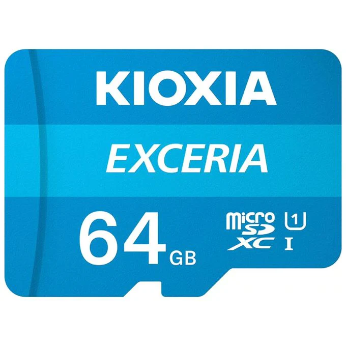 KIOXIA Exceria G2 64GB MicroSDXC, UHS-I Memory Card -LMEX2L064GG2