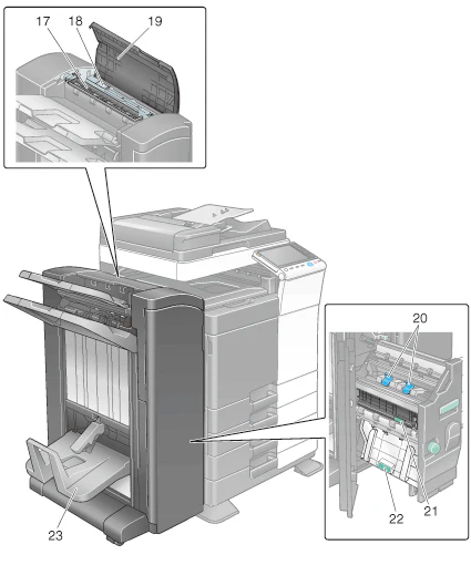Konica Minolta Bizhub FS-534 Staple Finisher - A3EPWY2 - Image 2