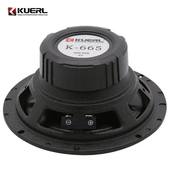 Kuerl K-655 2-way Car Speaker- 280W, 6.5'' inch - Max power : 280W, Continuous output : 120W, Signal-to-noise ratio : >90DB - Image 2