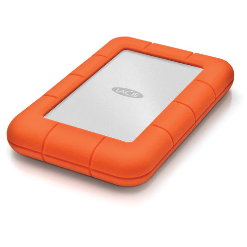 LaCie Rugged Mini 2TB External Hard Drive Portable HDD - USB 3.0/ 2.0 Compatible, Drop Shock Dust Rain Resistant Shuttle Drive, For Mac And PC Computer (LAC9000298) - Image 3