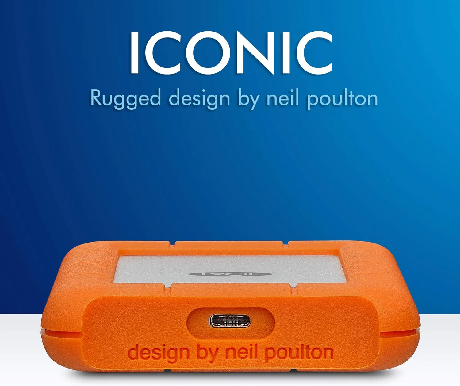 LaCie Rugged USB-C, 1TB, Portable External Hard Drive, Drop, Shock, Dust, Rain Resistant, for Mac & PC (STFR1000800) 1 TB - Image 4
