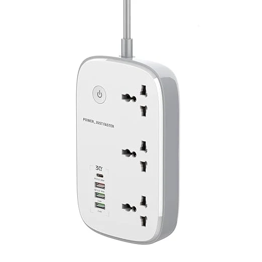 LDNIO SCW3451 2500W 10A Smart WiFi Extension Power Strip with Type C USB Ports 3 Power Sockets with 30W Type C PD QC 3.0 Fast USB Port Multi-Port Extension with USB App Control - Image 6