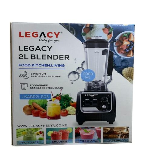 Legacy B03 2L Commercial Blender – A powerful high-capacity blender designed for fast, efficient blending, ideal for both home and commercial food preparation needs - Image 2