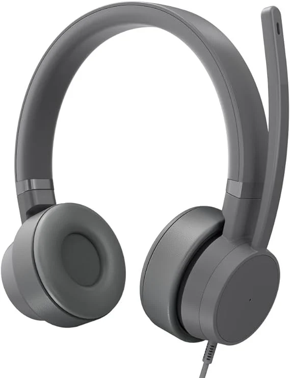 Lenovo Go Wired  Active Noise Canceling Headset (Thunder Black) - 4XD1C99223