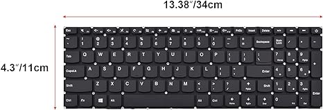 Lenovo Ideapad 110-15IBR Laptop Replacement Keyboard ( Also Works With 110-15ACL, 110-15AST, 110-15IBD, Acl E52-80, V110, V310-15ISK, V310S, 510) - Image 2