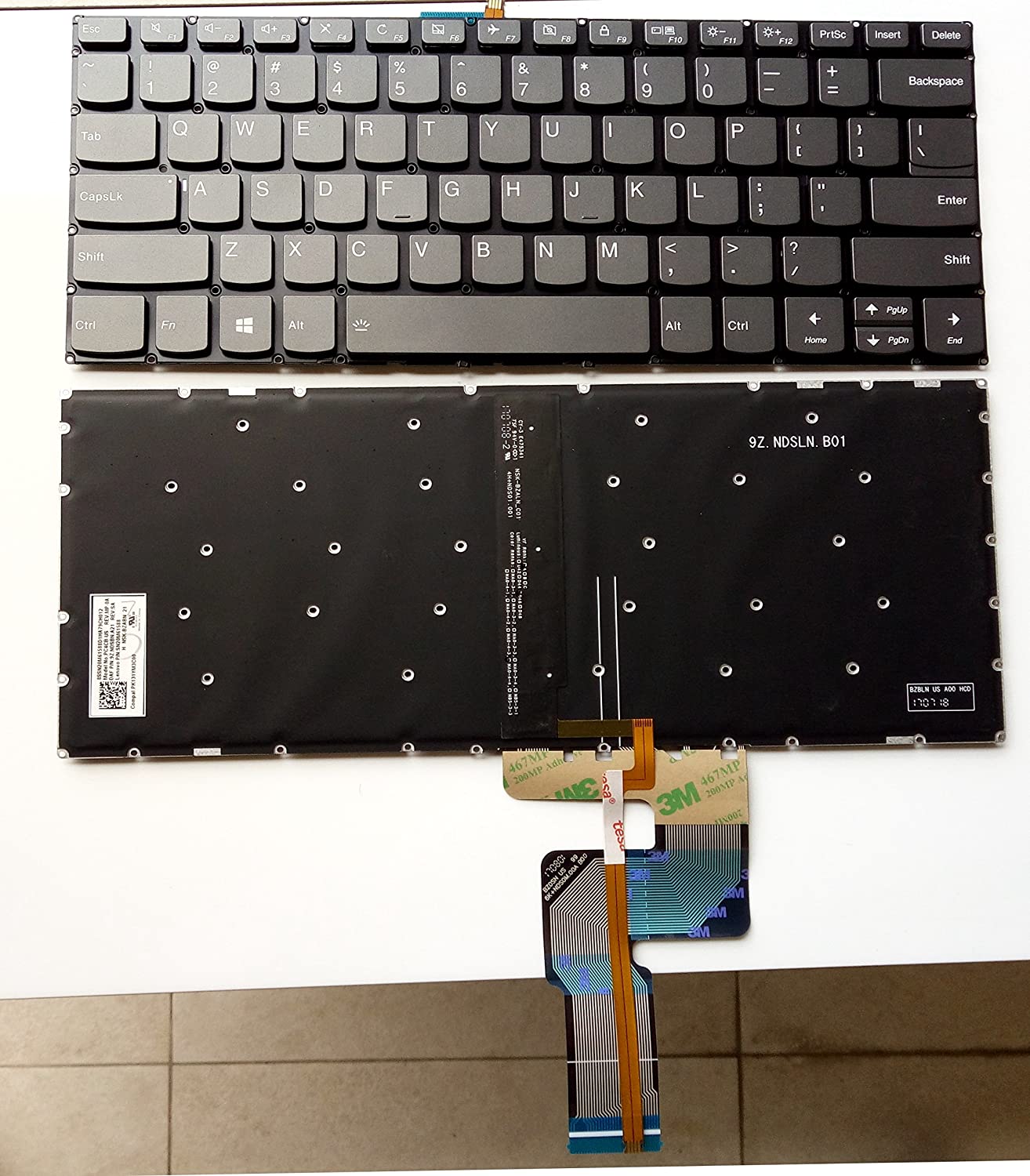 Lenovo Ideapad 320-14IAP Laptop Replacement Keyboard (Also Works With Lenovo Ideapad 320-14, 320-14ISK, 320S-14IKB, 320S-14IKBR, 320-14AST)