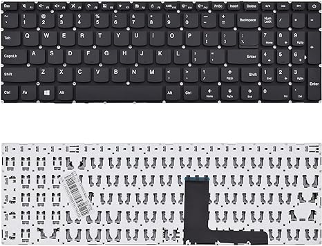 Lenovo Ideapad Acl E52-80 Laptop Replacement Keyboard ( Also Works With 110-15IBK, 110-15ACL, 110-15AST, 110-15IBD, V110, V310-15ISK, V310S, 510)