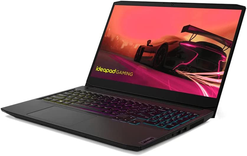 Lenovo IdeaPad 3 Gaming Laptop - 11th Gen Intel Core i7-11370H, 16GB RAM, 1TB HDD + 256GB SSD, NVIDIA GTX 1650 4GB GDDR6 Graphics, 15.6" FHD 1920x1080 IPS 120Hz, 4-Zone RGB Backlit Keyboard, Black - 82K10051UE - Image 2