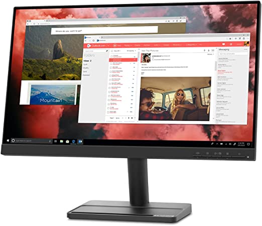 Lenovo L22i Monitor (66CAKAC1UK) - 21.5" Inch Display, IPS, VGA + HDMI Ports - Image 2