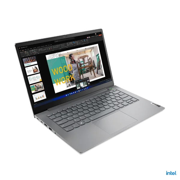 Lenovo ThinkBook 14 G4 Laptop- Core i5-1235U, 8GB Ram, 512GB SSD, 14-inch FHD, Windows 11 Home ,Mineral Grey, Fingerprint Reader (21DH004GUE) - Image 3