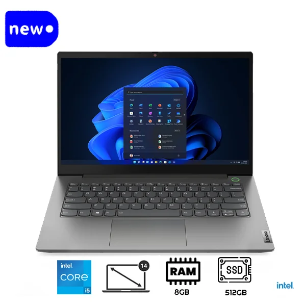 Lenovo ThinkBook 14 G4 Laptop- Core i5-1235U, 8GB Ram, 512GB SSD, 14-inch FHD, Windows 11 Home ,Mineral Grey, Fingerprint Reader (21DH004GUE) - Image 5