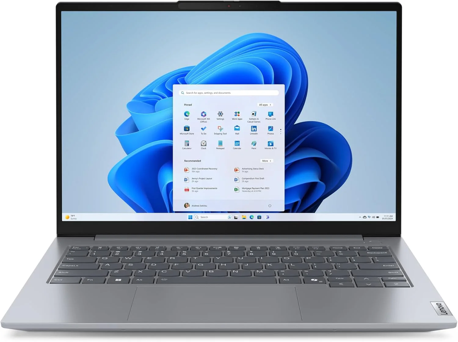 Lenovo Thinkbook 14 G7 IML, Laptop  Intel® Core™ Ultra 5-125U,  12th Gen 8 GB DDR5-5600, 512 GB SSD (21MR001RUE)