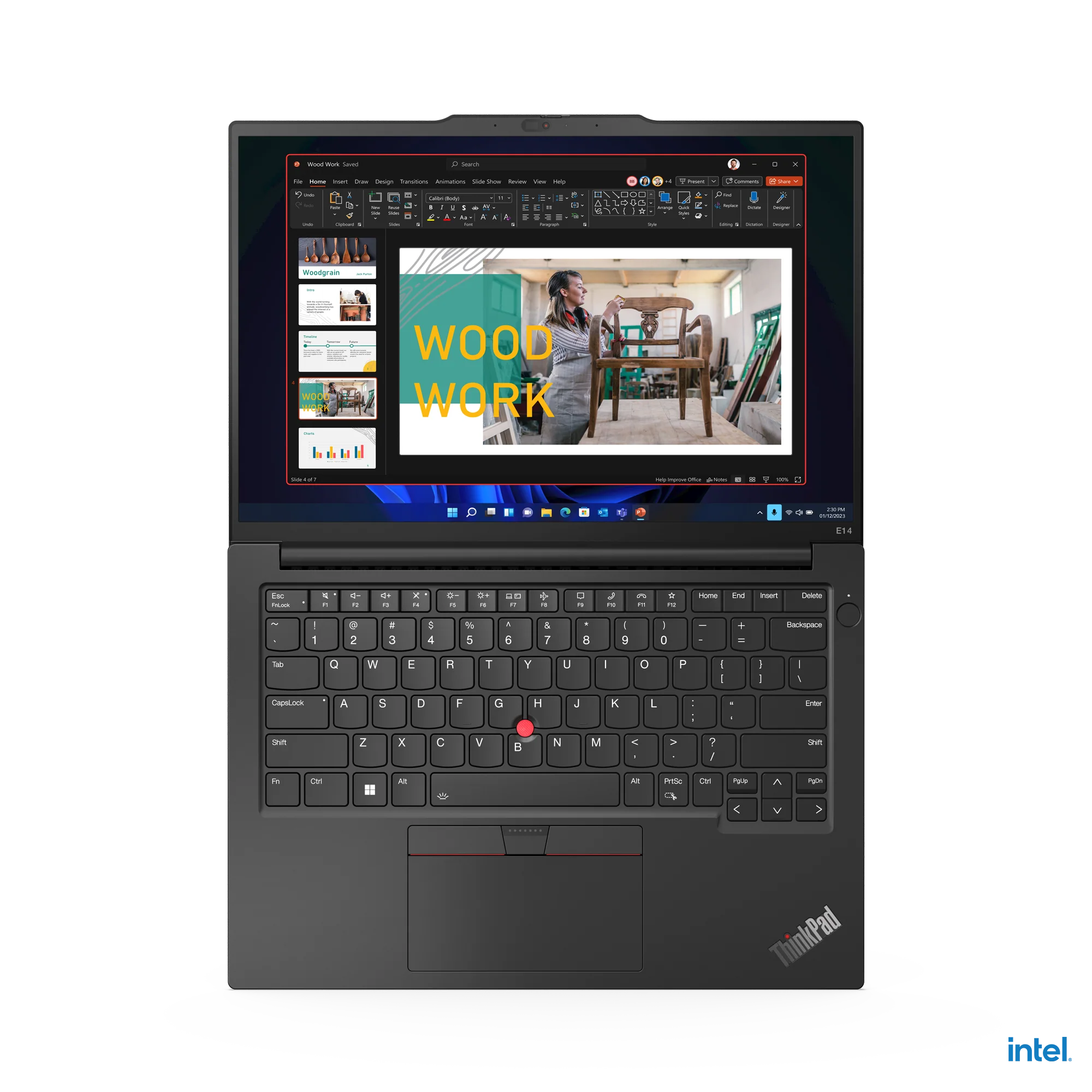 Lenovo ThinkPad E14 G5 Laptop - Intel Core i7-1355U 13th Gen, 8GB RAM DDR4-3200, 512GB SSD, 14" FHD, No OS - 21JK001PUE - Image 5