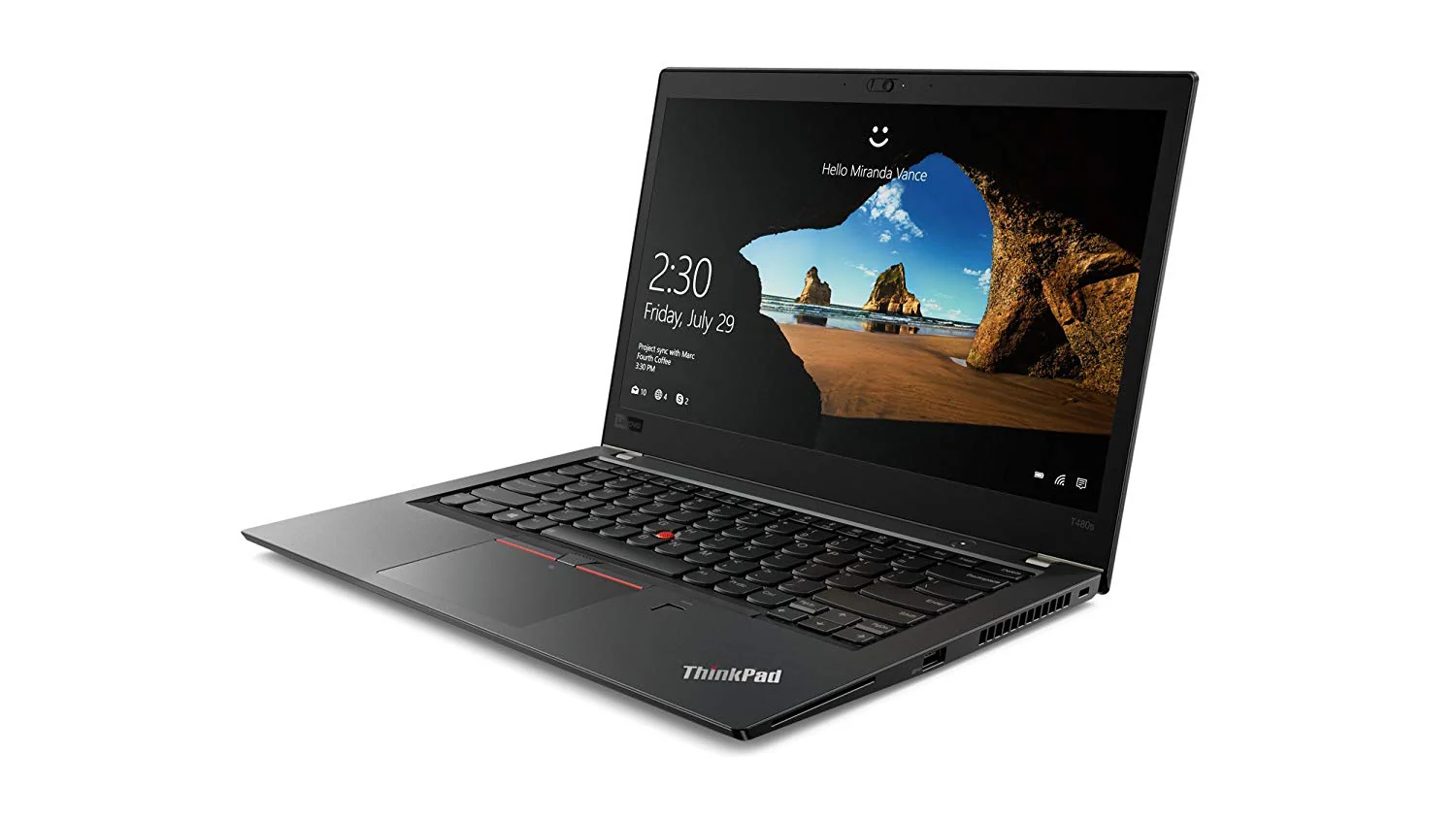 Lenovo ThinkPad T480s PC Laptop (20L70008UE)- Intel Core i7-8550U Processor, 8th Gen, 16GB RAM, 1TB SSD, 14 Inch Display, Windows 10 Pro 64