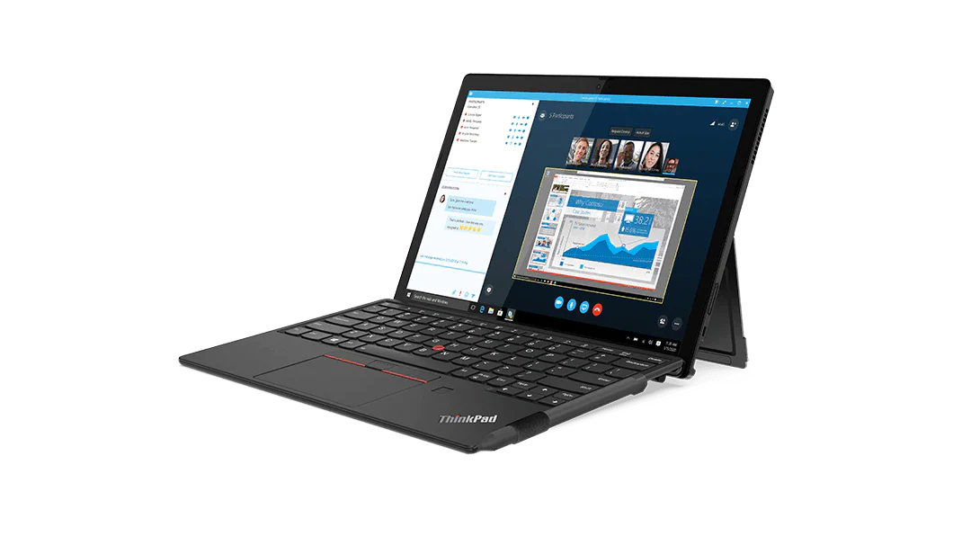 Lenovo ThinkPad X12 Detachable Laptop (20UW0005UE) - Intel Core i7, 11th Gen(1160G7), 512GB SSD, 16GB RAM, 12.3"Inch Display, Windows 10 Pro, 3-Years Warranty - Image 4