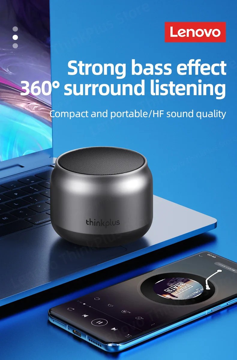 Lenovo Thinkplus K30 Portable Hifi Bluetooth Wireless Speaker - Image 4