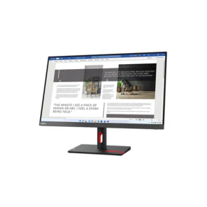 Lenovo ThinkVision S27i-30 27" FHD Monitor – 1080p IPS Display, HDMI/VGA, Eye Comfort, Ultra-Slim Bezel