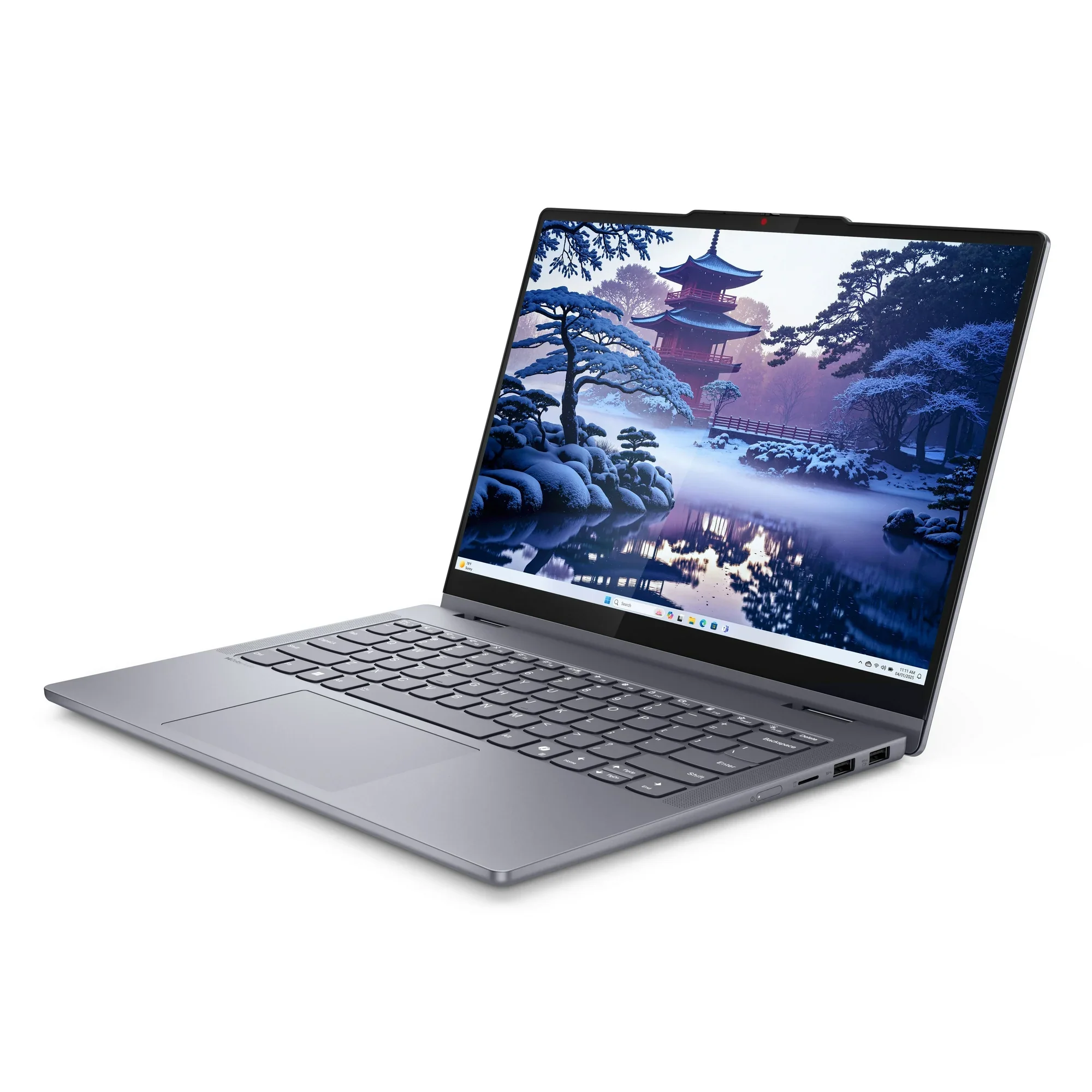 Lenovo IdeaPad 5 2‑in‑1 14IAL10 Intel Core U5‑225U 8GB DDR5 512GB SSD 14″ Convertible Laptop 83KR0047US – Versatile Touchscreen 2‑in‑1 Professional Laptop for Work, Study, and Entertainment - Image 3