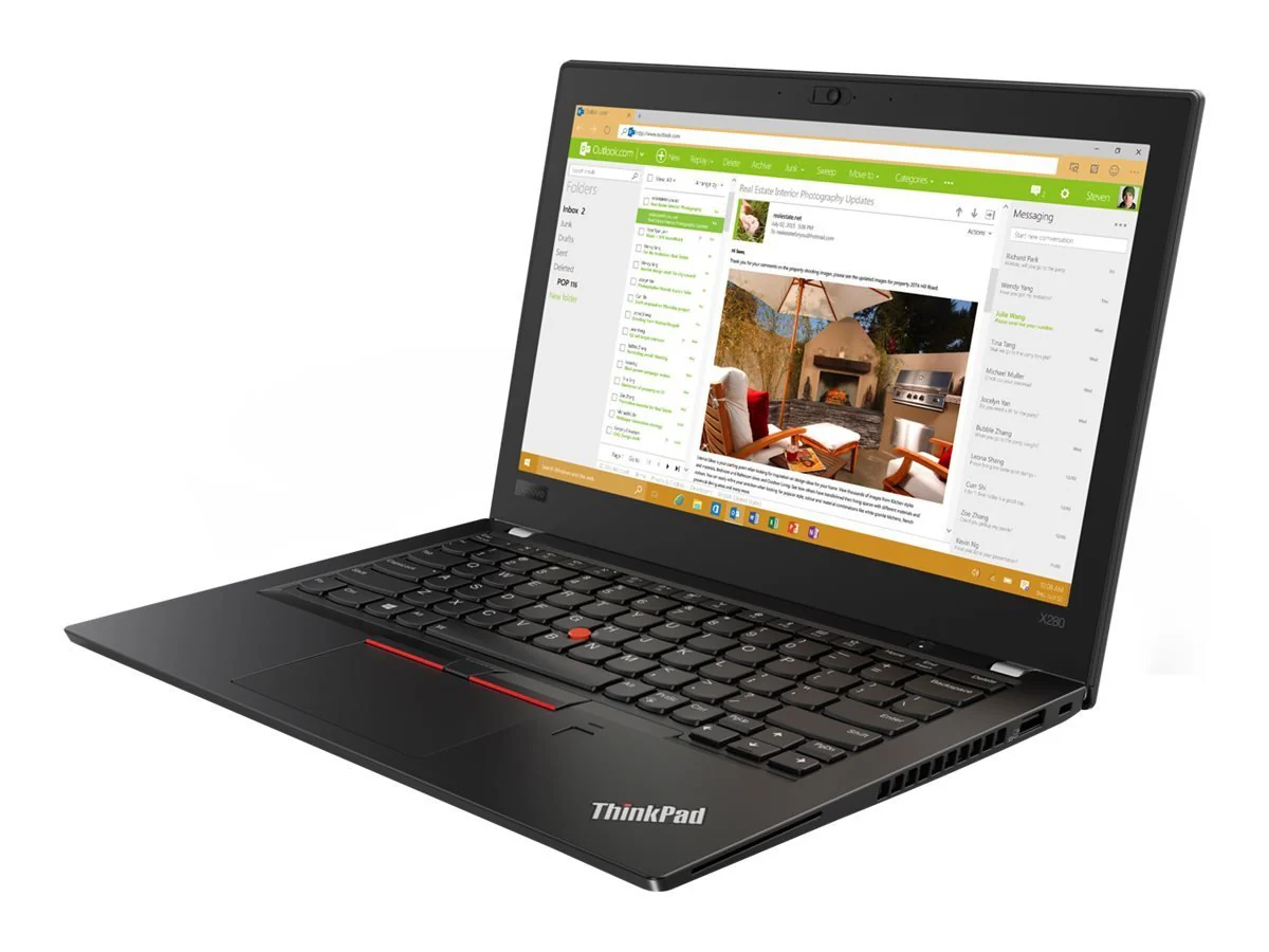 Lenovo ThinkPad X280 PC Laptop (20KF0004UE)- Intel Core i7-8550U Processor, 8th Gen, 8GB RAM, 512GB SSD, 12.5 Inch Display, Windows 10 Pro 64 - Image 5