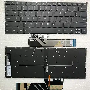 Lenovo Yoga 530-14ARR Laptop Replacement Keyboard (Also Works With Lenovo Yoga 730-13IKB, 730-13IWL, 730-15IKB, 730-15IW, Yoga 530-14IKB, FLEX-14API, FLEX-14IML, FLEX-14IWL, Flex 6-14ARR, Flex 6-14IKB)