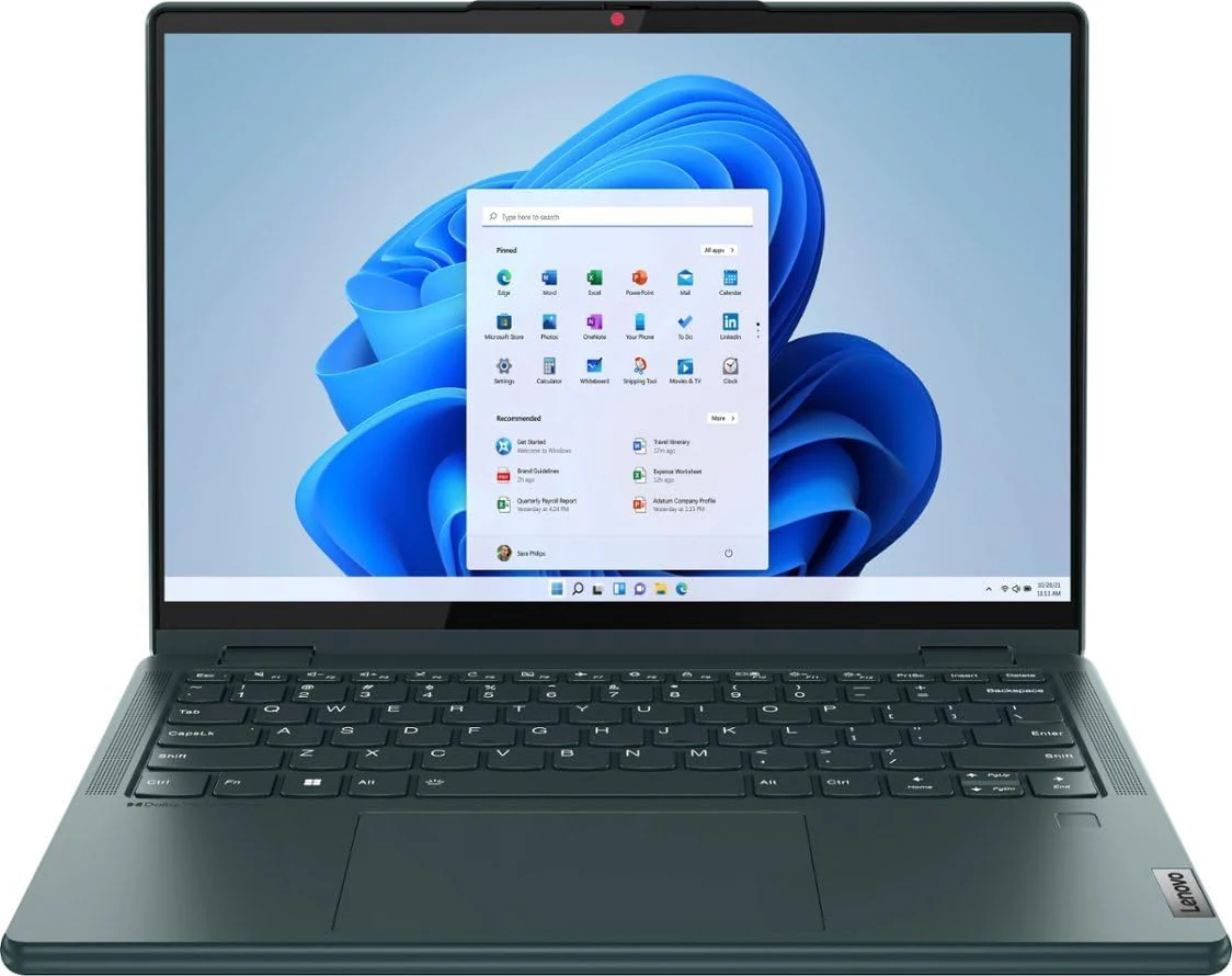 Lenovo Yoga Slim 6 Laptop 14IAP8 - Intel Core i7-1260P 12th Gen, 16GB RAM LPDDR5 4800, 512GB SSD M.2 2242 PCIe 4.0x4 NVMe, 14" 2.2K, Integrated Intel® Iris® Xe Graphics, Windows 11 Home - 82WU009AUE
