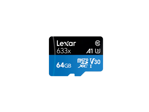 Lexar 64GB High-Performance 633x microSDHC/microSDXC UHS-I Card (LSDMI64GBB633A) - Image 2