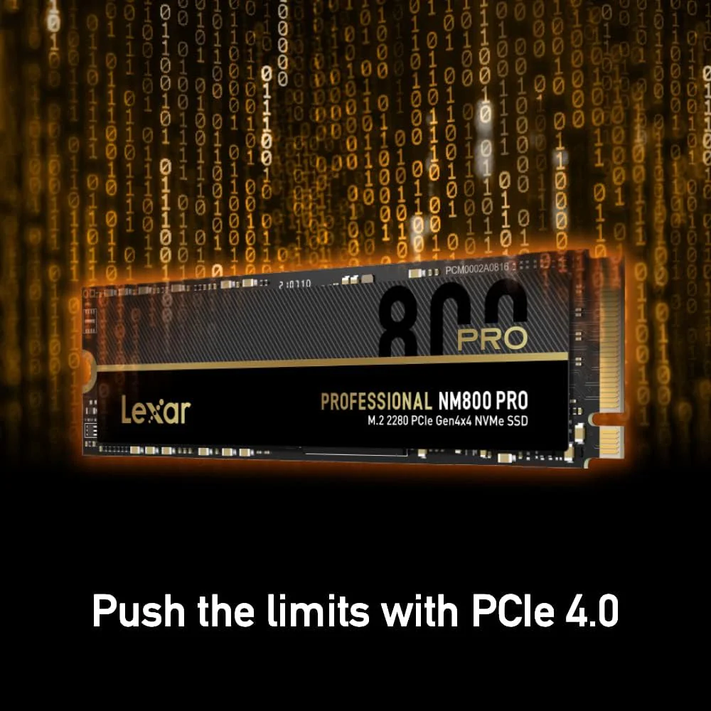 Lexar Professional NM800 M.2 2280 512GB NVMe Internal SSD (LNM800P512G-RNNNG) - Up to 7450MB/s Read, for PS5, Gamers and Creators - Image 3
