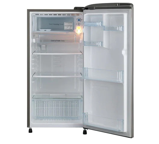 LG GL-B201SLLB 180L Single Door Fridge – Direct Cool Technology, Smart Inverter Compressor & Toughened Glass Shelves - Image 2