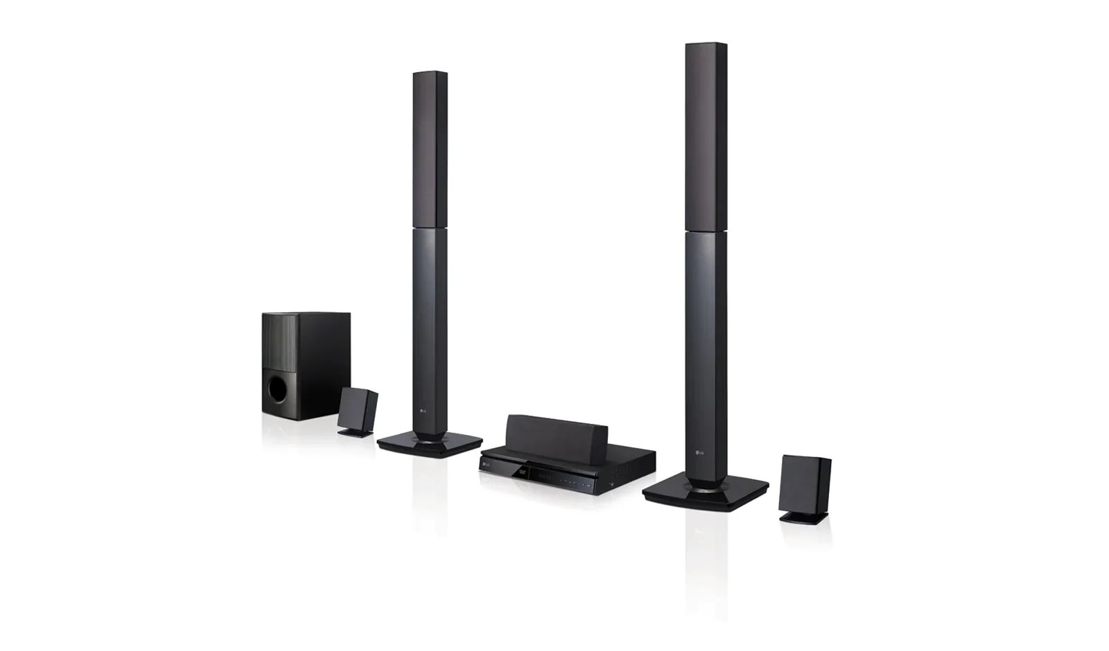 LG (LHD647) 1000W 5.1CH DVD Home Theatre System With Bluetooth, FM Radio, Surround - Image 2