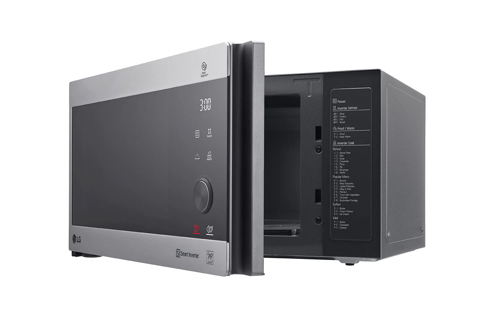 LG MH8265CIS 42 Liters Neochef Microwave Oven Grill - Digital control, Smart inverter magnetron - Image 2
