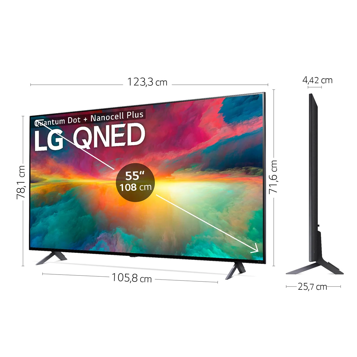 LG 55QNED756 55-inch 4K Smart TV with HDR10, Dolby Digital Plus, and webOS 23 - Image 2