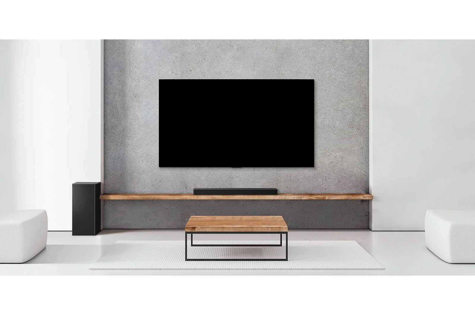 LG SP8YA 3.1.2 Channel Sound Bar - 440W Sound Output, Dolby Atmos, Cinematic Sound, High-Resolution Audio, Google Assistant and Alexa Compatible - Image 4