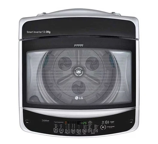 LG T1288NEHGE 12KG Top Load Washing Machine – Smart Inverter, TurboDrum™, Smart Motion, Energy-Efficient Washer - Image 3