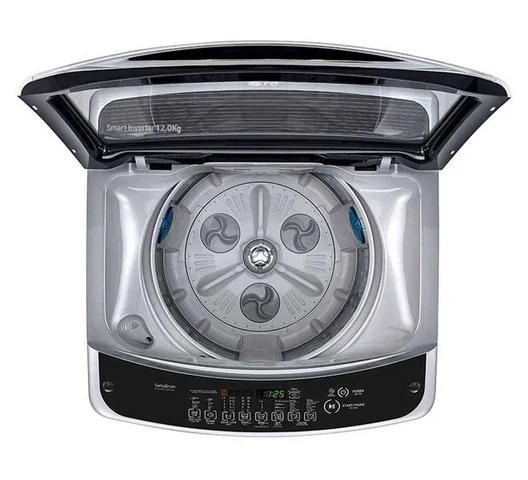 LG T1288NEHGE 12KG Top Load Washing Machine – Smart Inverter, TurboDrum™, Smart Motion, Energy-Efficient Washer - Image 4
