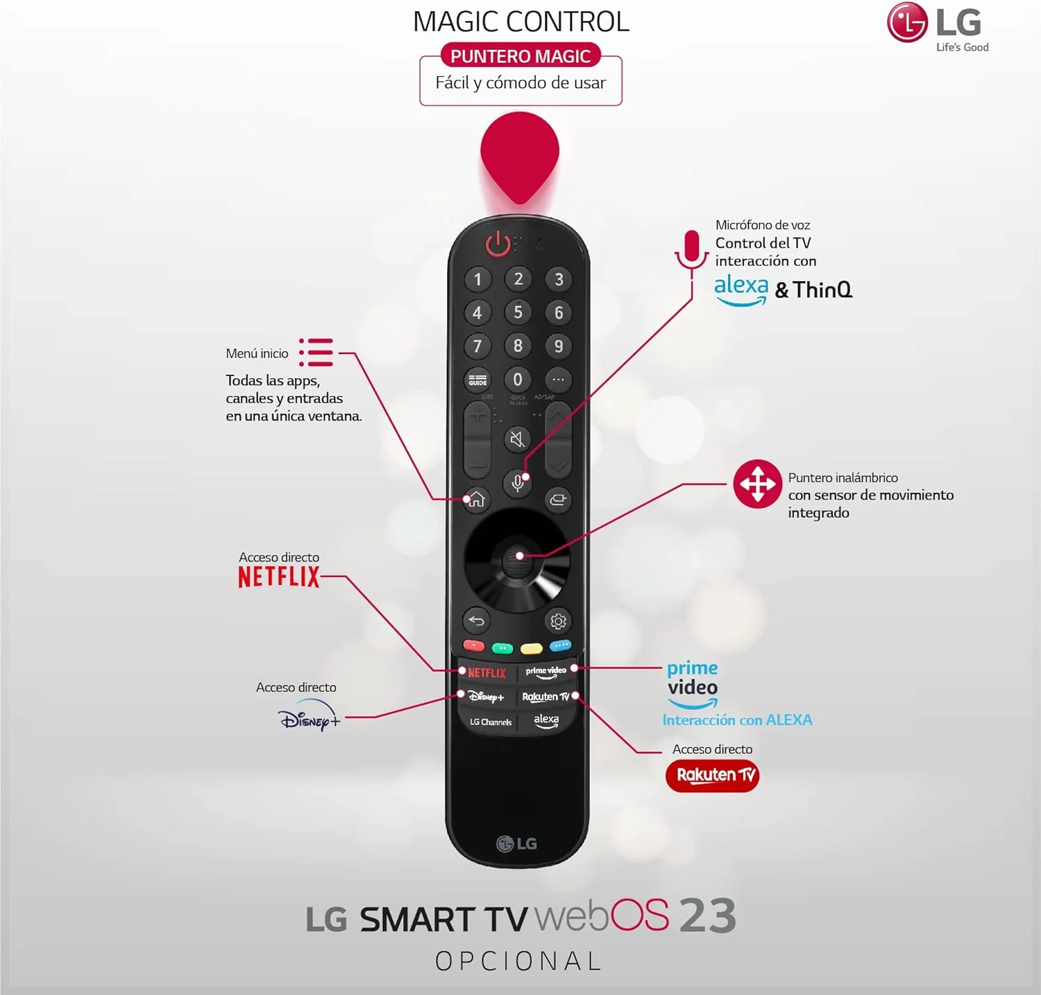 LG UR78 43 Inch 4K Ultra HD HDR LED TV 2023 (43UR78006LK) - WebOS Smart AI ThinQ, Magic Remote, 3 side cinema, HDR10, HLG, AI Sound (5.1ch), 2 Pole stand - Image 5