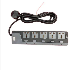 Lightwave LW EXT-756 6-Way Socket Extension Cable – Heavy-Duty Power Strip with Surge Protection - Image 3