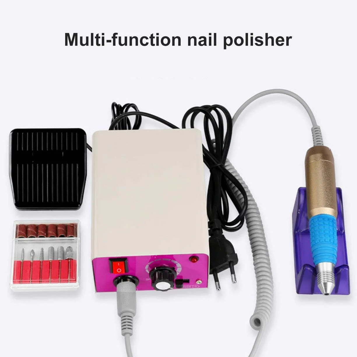 Lina MM-25000 25,000 RPM Professional Manicure & Pedicure Nail Drill –  Electric E-File for Salon & Home Use - Image 3