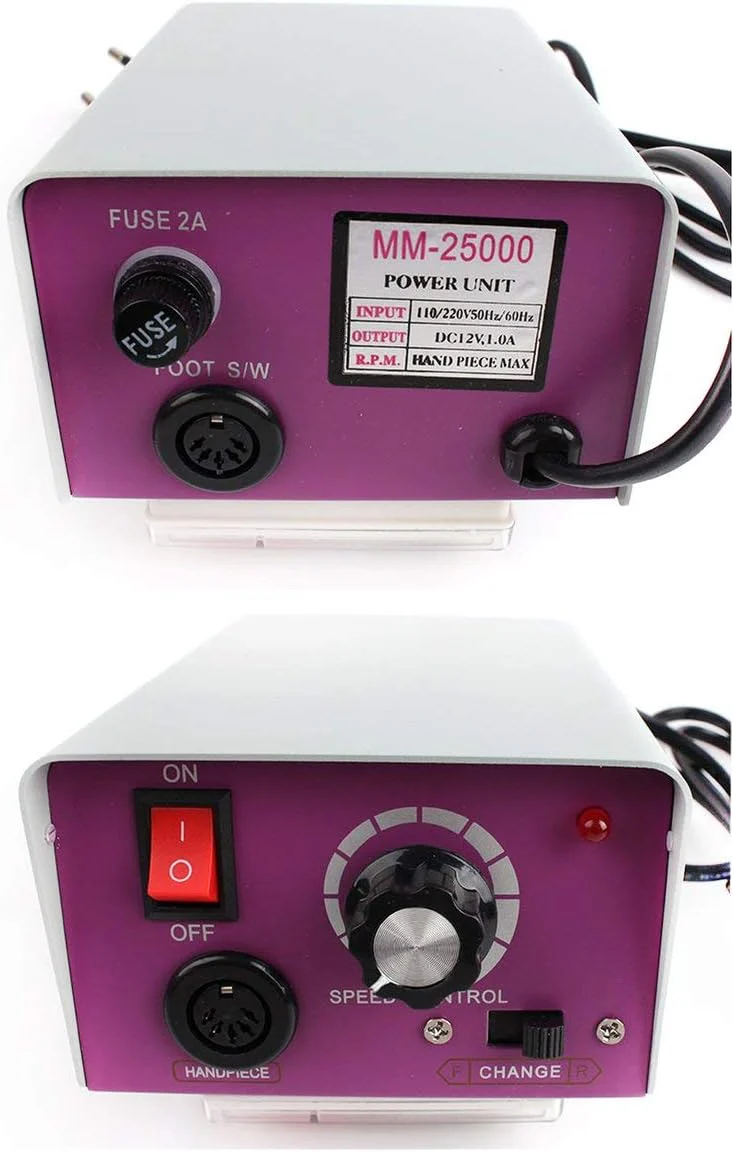 Lina MM-25000 25,000 RPM Professional Manicure & Pedicure Nail Drill –  Electric E-File for Salon & Home Use - Image 6