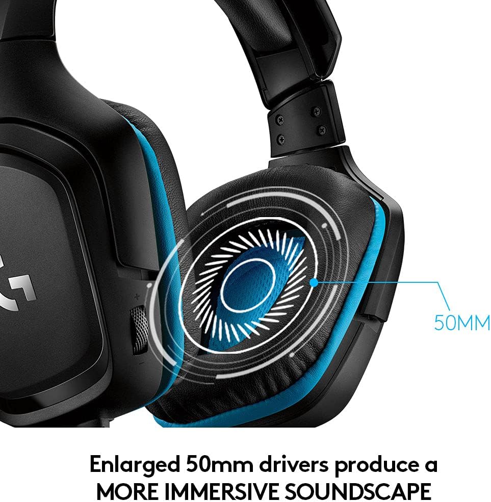 Logitech G G432 Wired Virtual 7.1-Channel Gaming Headset - Image 3