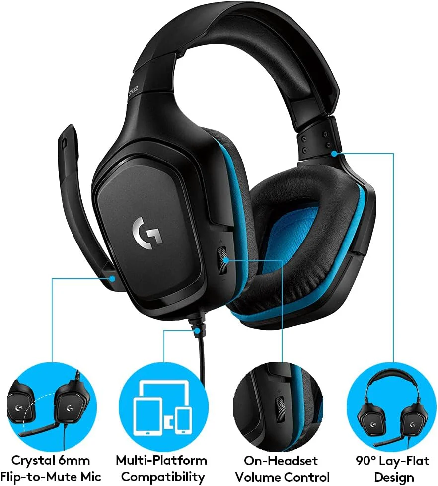 Logitech G G432 Wired Virtual 7.1-Channel Gaming Headset - Image 5