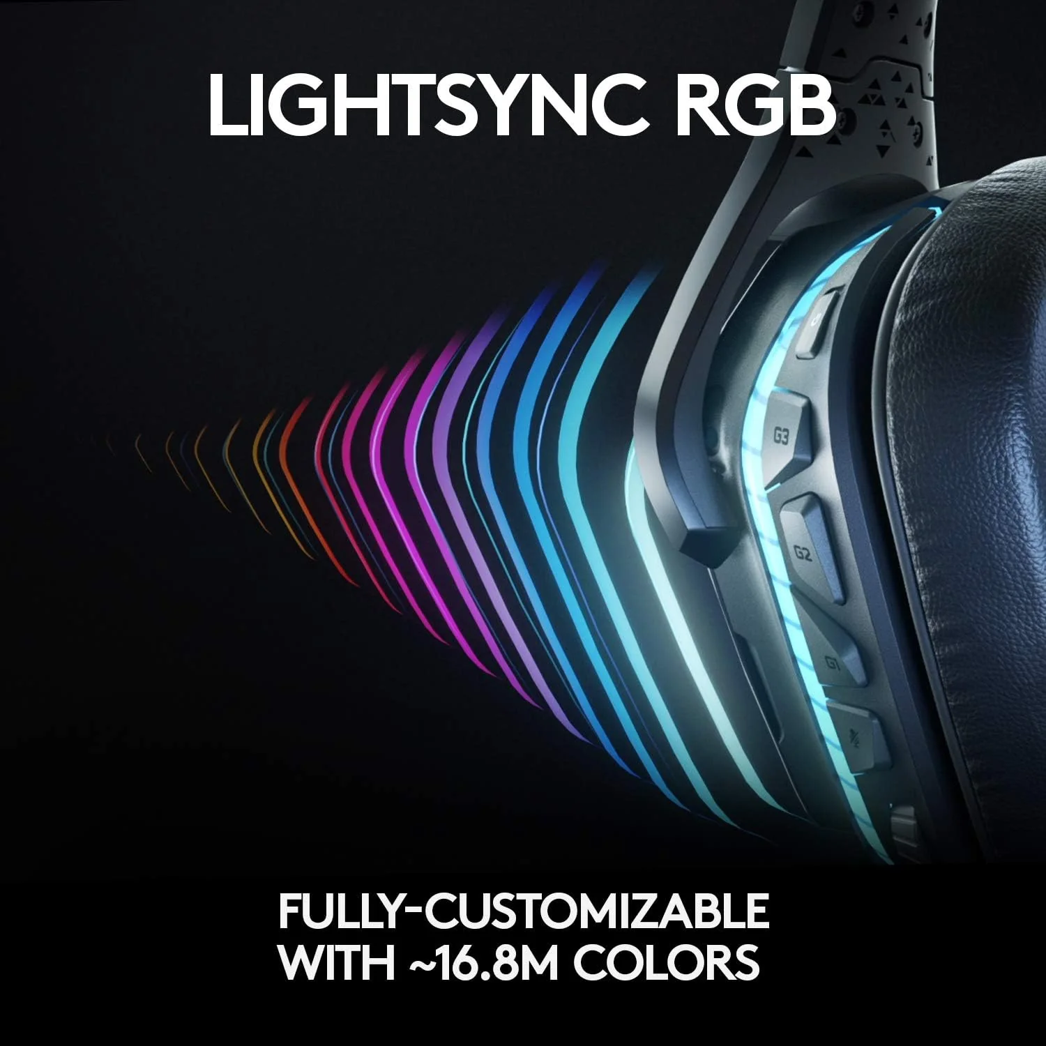 Logitech G935 Wireless 7.1 Surround Sound Lightsync Gaming Headset - Image 6