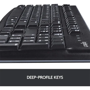 Logitech K120 Wired Keyboard 920-002508 – Full-Size USB Keyboard for Comfortable Typing at Home & Office - Image 3