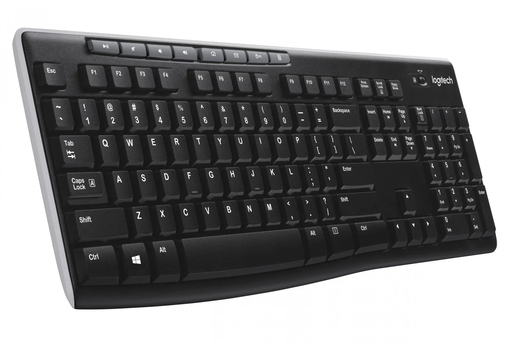 Logitech K270 Wireless Keyboard Black, 920-003736 - Long-Range, Reliable Typing for Home & Office - Image 3