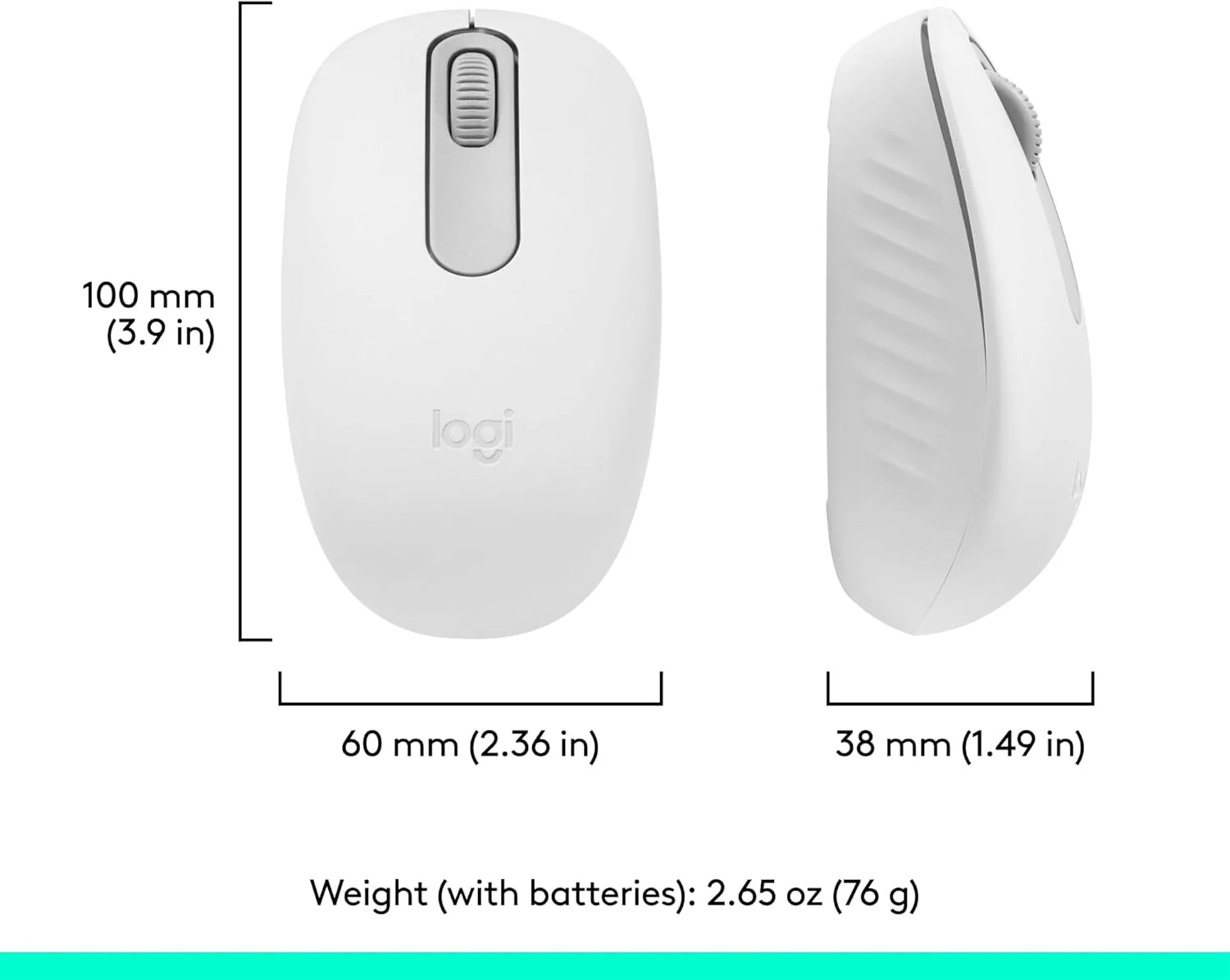 Logitech M196 Wireless Mouse – Bluetooth, Compact Design, Long Battery Life, Plug-and-Play for Windows, macOS, Chrome OS - Image 8