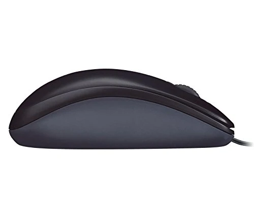 Logitech M90 Wired USB Optical Mouse – Plug-and-Play, Ambidextrous Design, High-Precision Tracking for Windows & macOS - Image 4