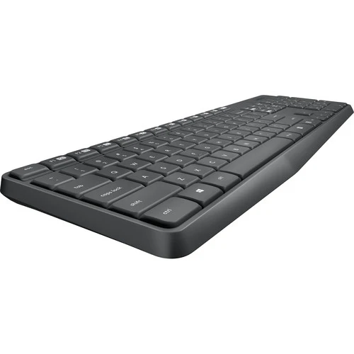 Logitech MK235 Wireless Keyboard and Mouse Combo - Grey - 920-007931 – Full-Size 2.4GHz USB Keyboard & Mouse Set, Spill-Resistant, Long Battery Life - Image 6