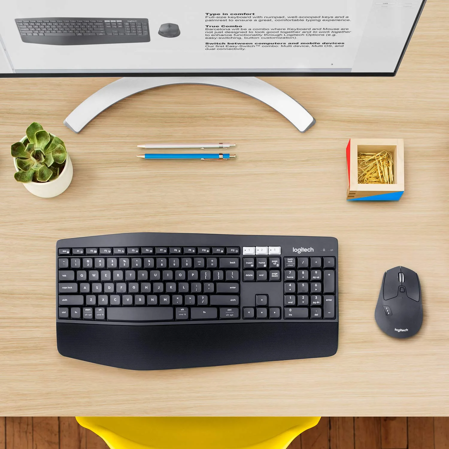 Logitech MK850 Wireless Keyboard and Mouse Combo - Image 4