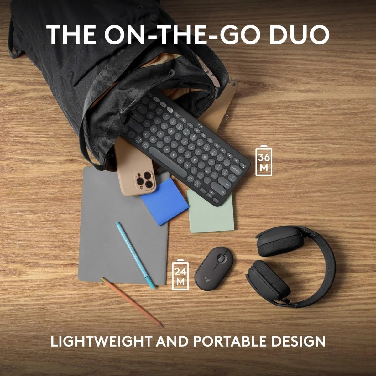 Logitech Pebble 2 Bluetooth Keyboard and Mouse Combo 920-012239 – Silent, Slim, Wireless for Home & Office Use - Image 5