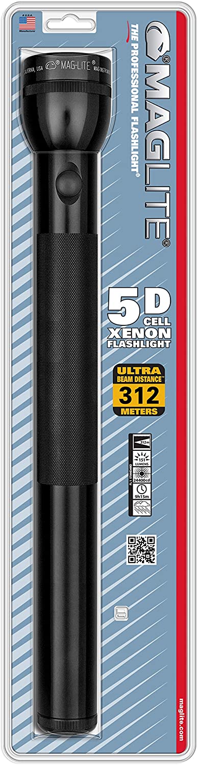 Maglite Heavy-Duty Incandescent 5-Cell D Flashlight (S5D036) - Image 2